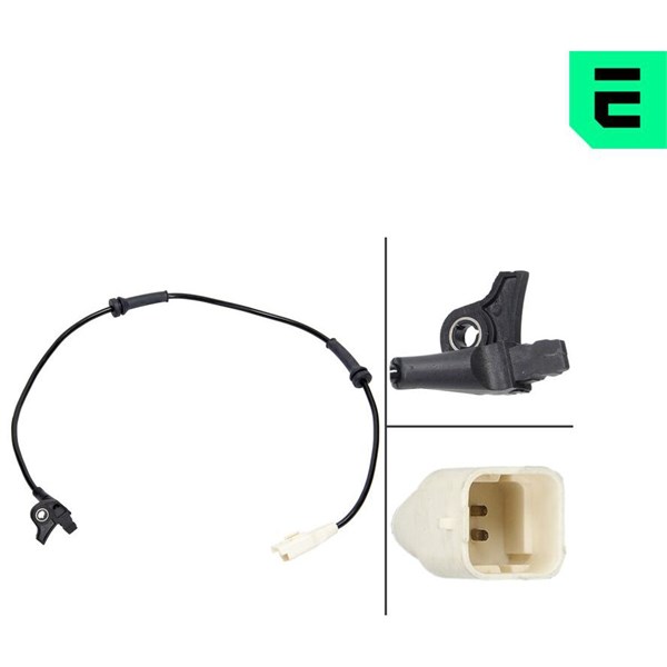 ABS-givare, Sensor, hjulvarvtal, Framaxel