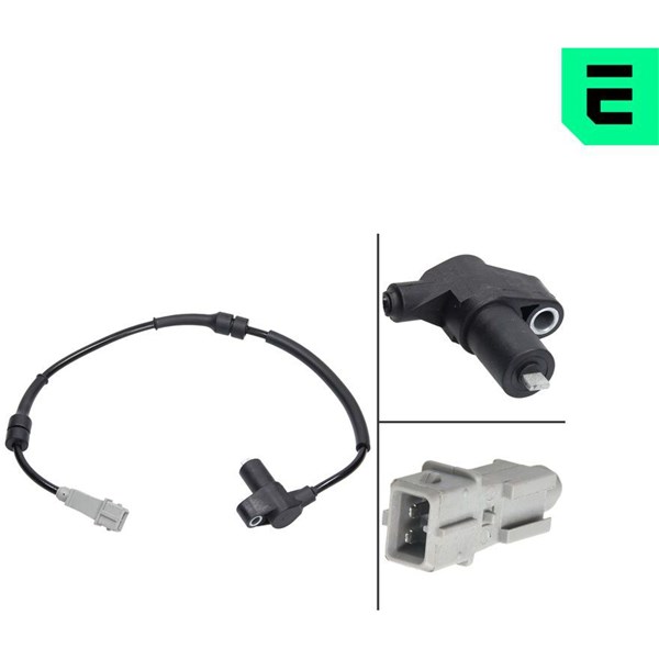 ABS-givare, Sensor, hjulvarvtal, Framaxel