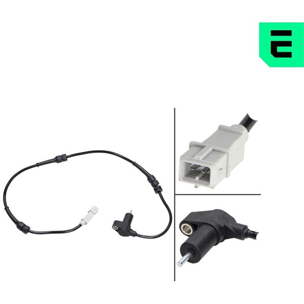 ABS-givare, Sensor, hjulvarvtal, Bakaxel ABS-givare, Sensor, hjulvarvtal, Bakaxel