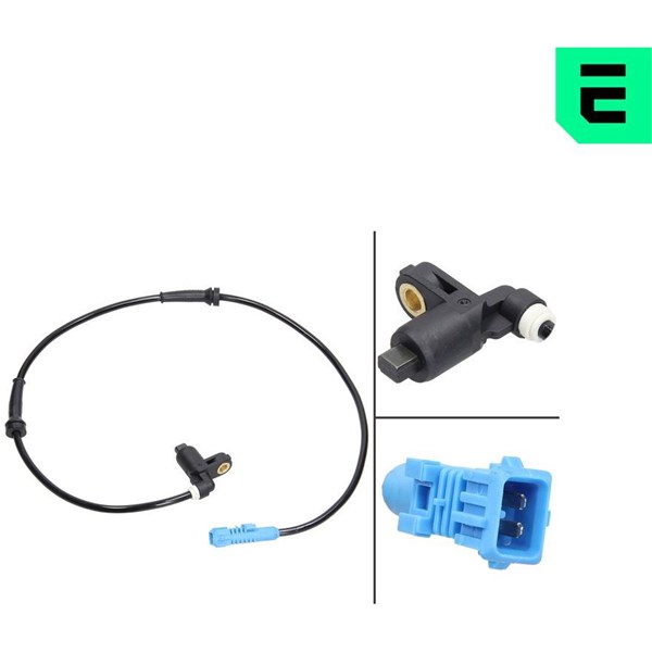 ABS-givare, Sensor, hjulvarvtal, Framaxel