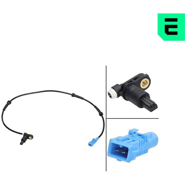 ABS-givare, Sensor, hjulvarvtal, Bakaxel
