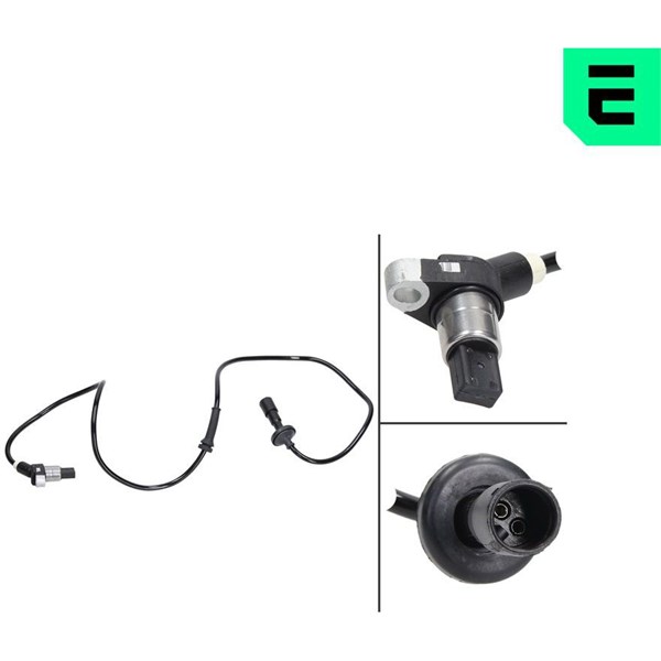 ABS-givare, Sensor, hjulvarvtal, Bakaxel