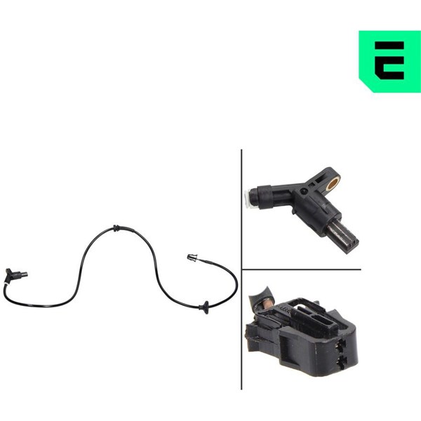 ABS-givare, Sensor, hjulvarvtal, Bakaxel