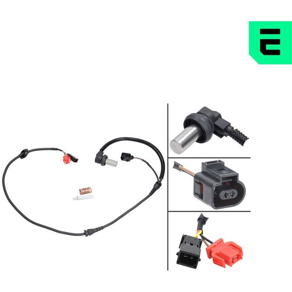 ABS-givare, Sensor, hjulvarvtal, Framaxel, framaxel höger, framax