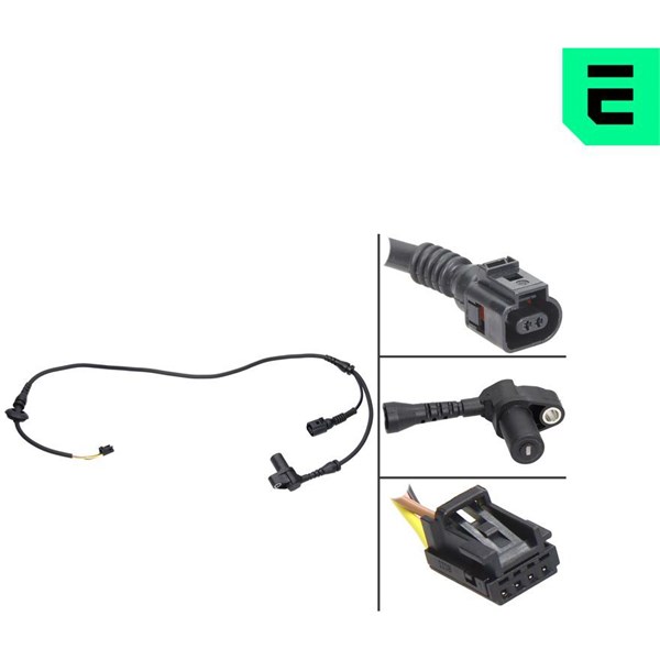 ABS-givare, Sensor, hjulvarvtal, Framaxel ABS-givare, Sensor, hjulvarvtal, Framaxel