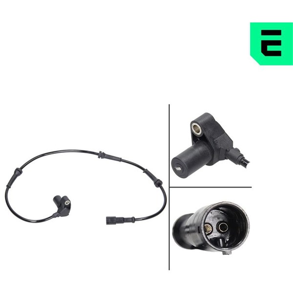 ABS-givare, Sensor, hjulvarvtal, Bakaxel vänster