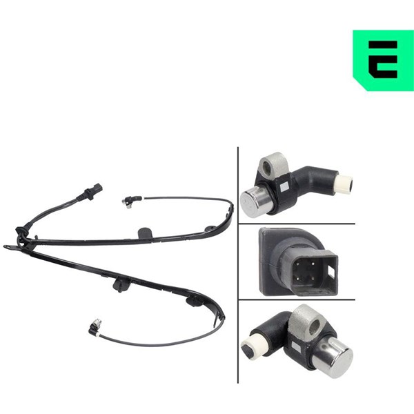 ABS-givare, Sensor, hjulvarvtal, Bakaxel