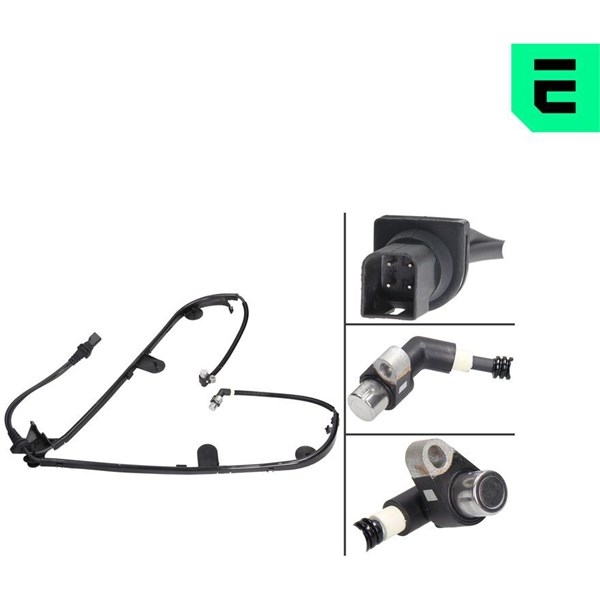 ABS-givare, Sensor, hjulvarvtal, Bakaxel