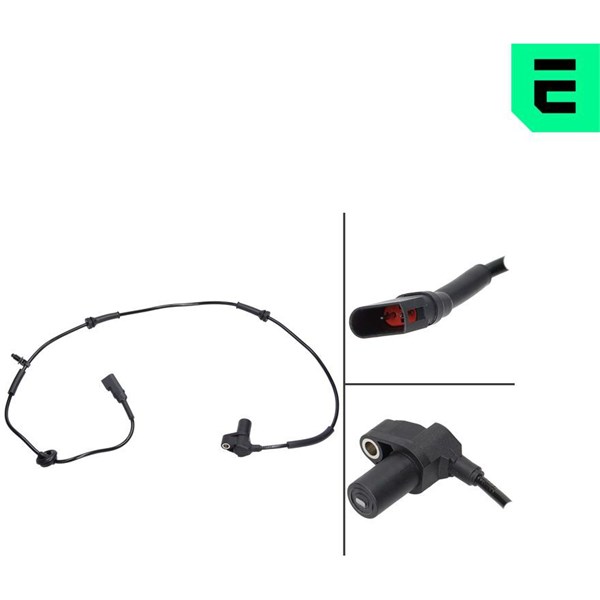 ABS-givare, Sensor, hjulvarvtal, Framaxel