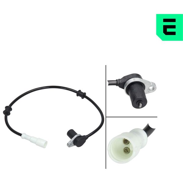 ABS-givare, Sensor, hjulvarvtal, Framaxel