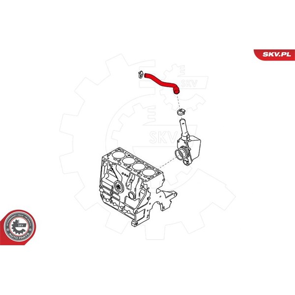Slang, vevhusventilation Esen skv 24SKV609 ESEN SKV