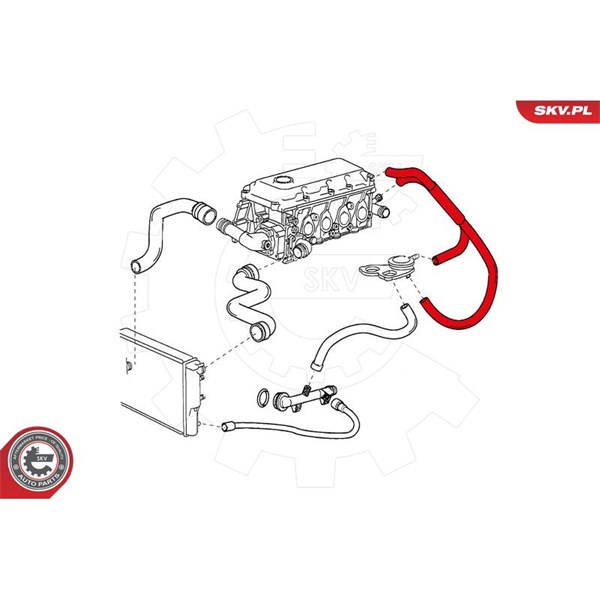 Slang, vevhusventilation Esen skv 31SKV048 ESEN SKV