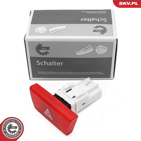 Brytare, varningsblinkers 12V Esen skv 36SKV732 ESEN SKV