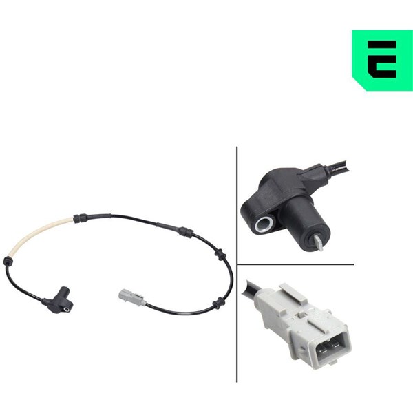 ABS-givare, Sensor, hjulvarvtal, Framaxel
