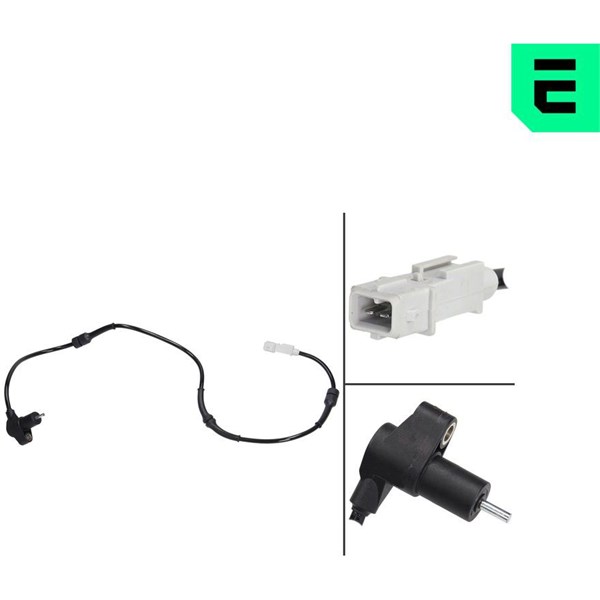 ABS-givare, Sensor, hjulvarvtal, Bakaxel