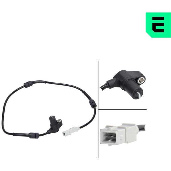 ABS-givare, Sensor, hjulvarvtal, Bakaxel