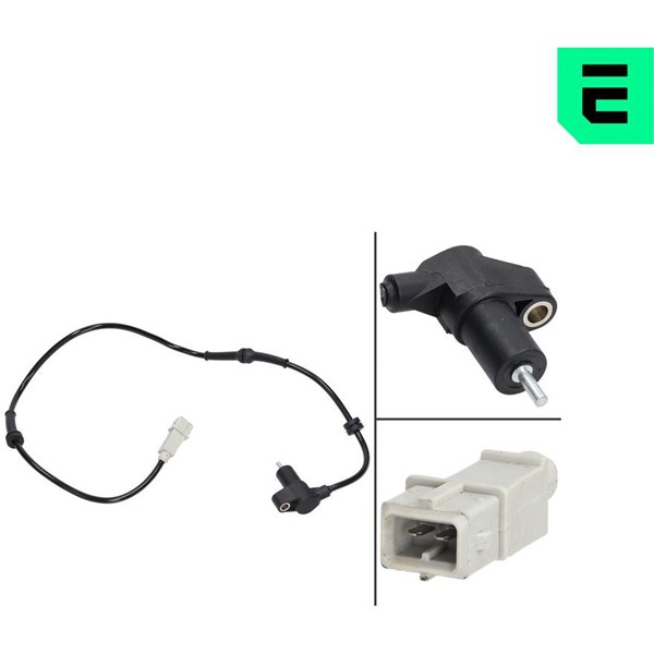 ABS-givare, Sensor, hjulvarvtal, Bakaxel