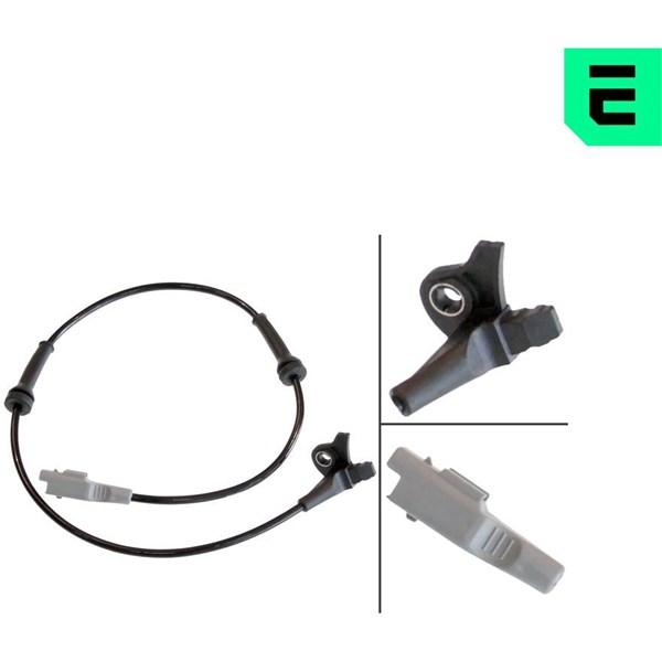 ABS-givare, Sensor, hjulvarvtal, Framaxel