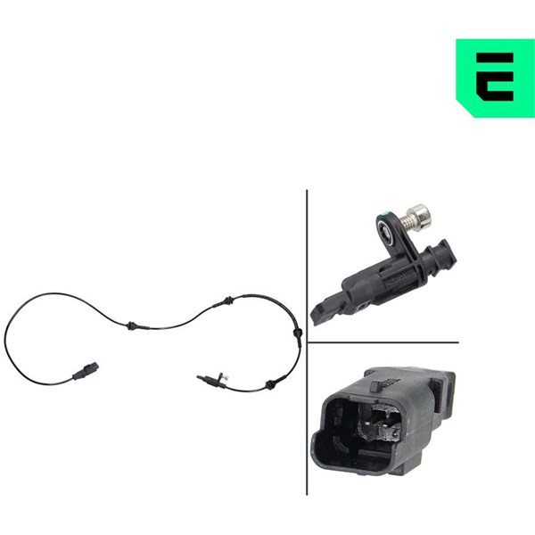 ABS-givare, Sensor, hjulvarvtal, Framaxel