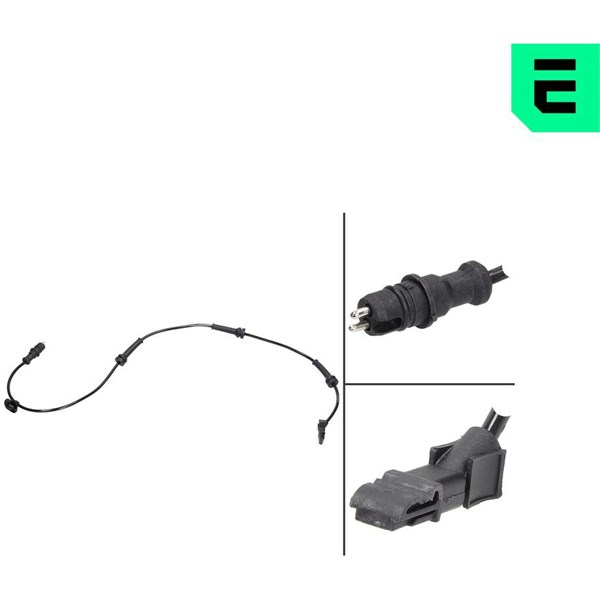 ABS-givare, Sensor, hjulvarvtal, Framaxel