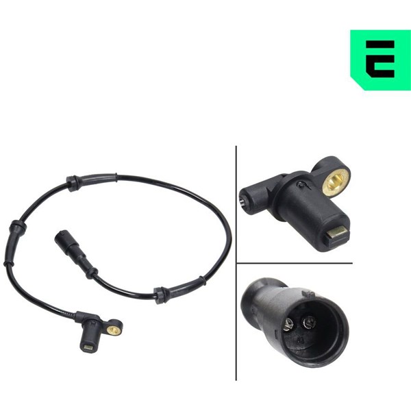 ABS-givare, Sensor, hjulvarvtal, Framaxel