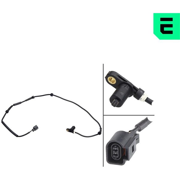 ABS-givare, Sensor, hjulvarvtal, Bakaxel