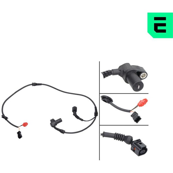 ABS-givare, Sensor, hjulvarvtal, Framaxel