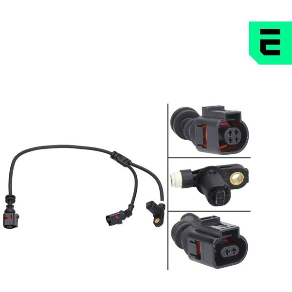 ABS-givare, Sensor, hjulvarvtal, Framaxel, framaxel vänster