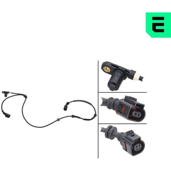 ABS-givare, Sensor, hjulvarvtal, Bakaxel