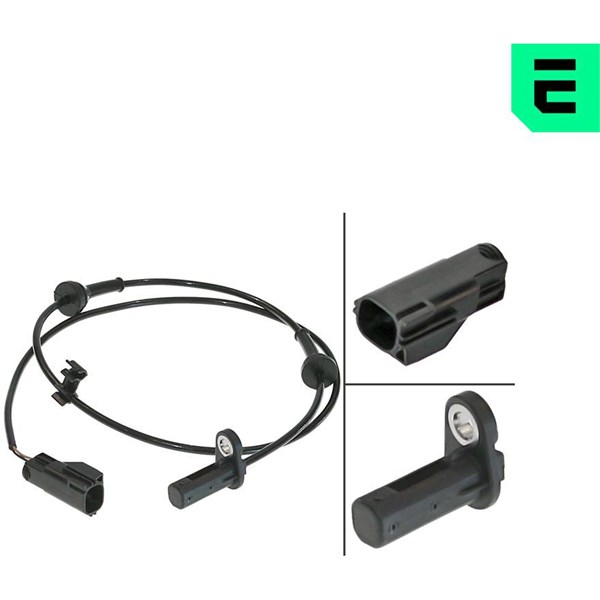 ABS-givare, Sensor, hjulvarvtal, Framaxel, framaxel höger, framax