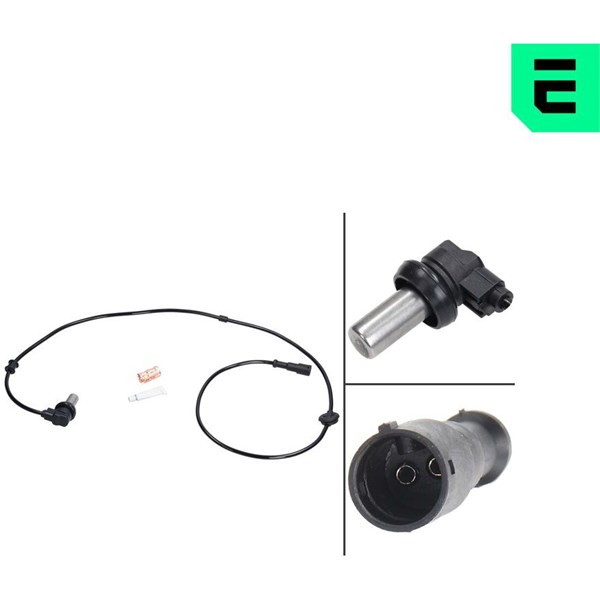 ABS-givare, Sensor, hjulvarvtal, Bakaxel