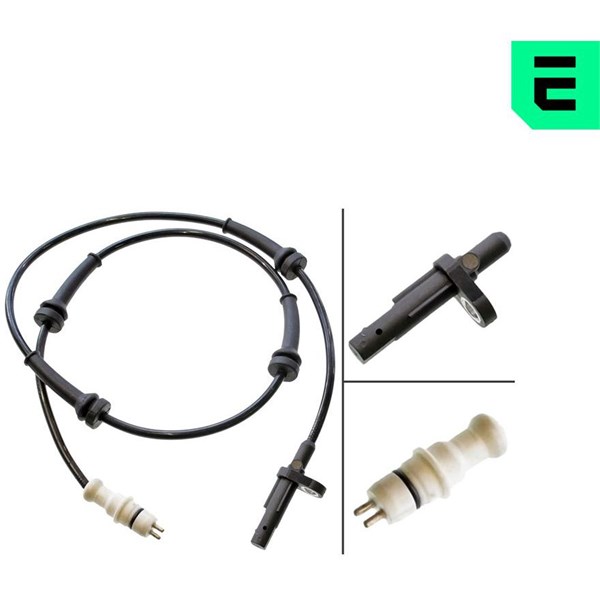 ABS-givare, Sensor, hjulvarvtal, Bakaxel