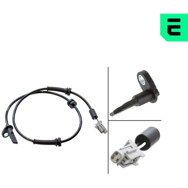 ABS-givare, Sensor, hjulvarvtal, Framaxel