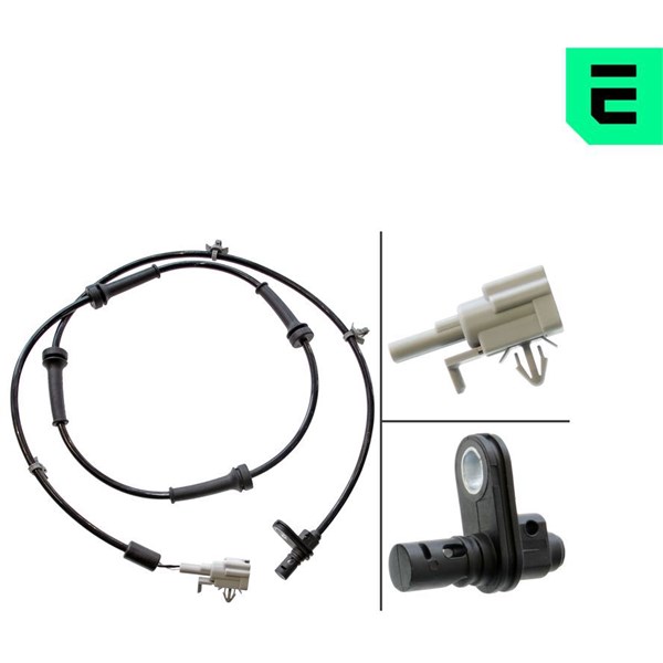 ABS-givare, Sensor, hjulvarvtal, Bakaxel