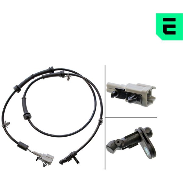 ABS-givare, Sensor, hjulvarvtal, Bakaxel