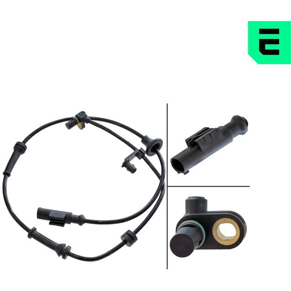 ABS-givare, Sensor, hjulvarvtal, Bakaxel