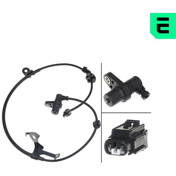 ABS-givare, Sensor, hjulvarvtal, framaxel höger ABS-givare, Sensor, hjulvarvtal, framaxel höger