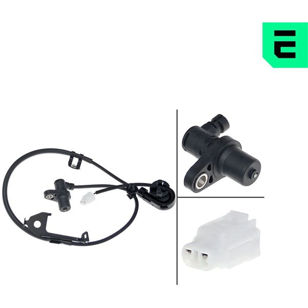 ABS-givare, Sensor, hjulvarvtal, framaxel vänster