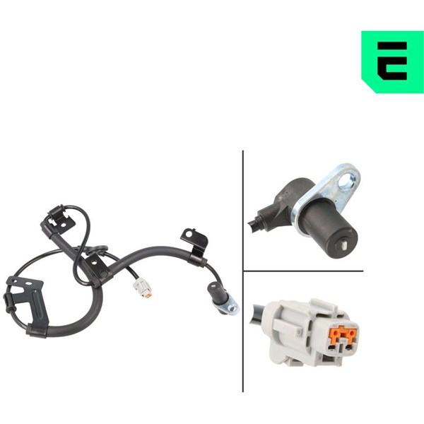 ABS-givare, Sensor, hjulvarvtal, framaxel höger