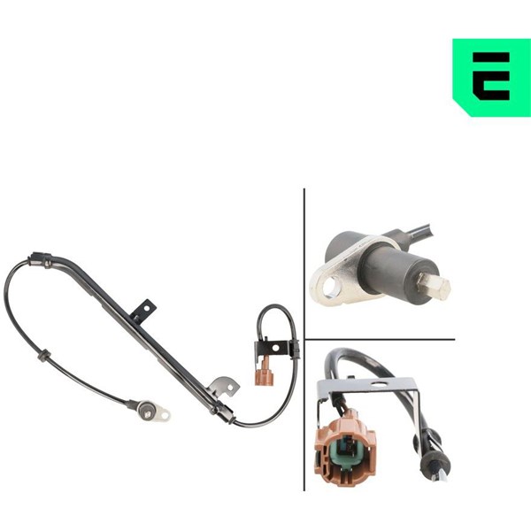 ABS-givare, Sensor, hjulvarvtal, Bakaxel vänster