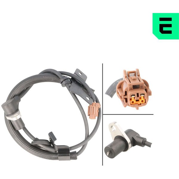 ABS-givare, Sensor, hjulvarvtal, framaxel vänster