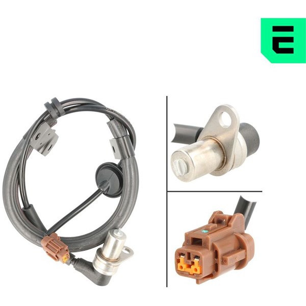 ABS-givare, Sensor, hjulvarvtal, framaxel vänster