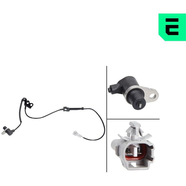 ABS-givare, Sensor, hjulvarvtal, framaxel vänster