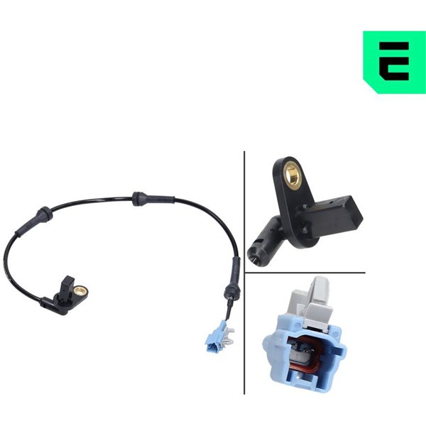 ABS-givare, Sensor, hjulvarvtal, Bakaxel vänster