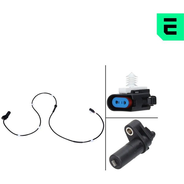 ABS-givare, Sensor, hjulvarvtal, Bakaxel vänster