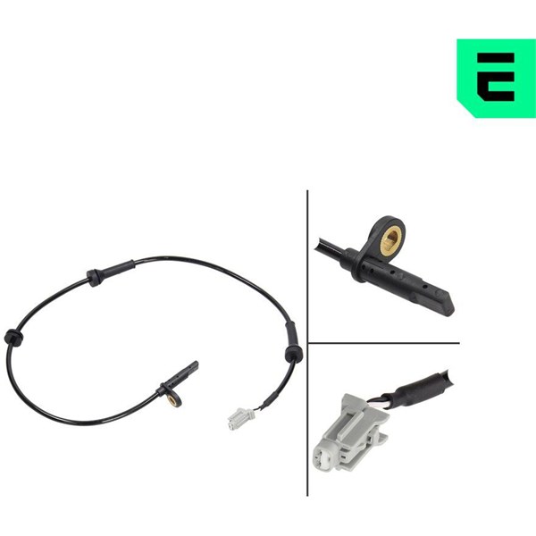 ABS-givare, Sensor, hjulvarvtal, Framaxel