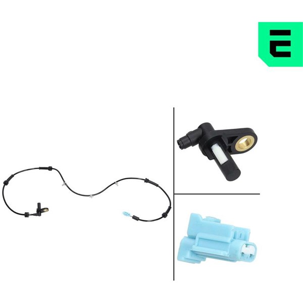 ABS-givare, Sensor, hjulvarvtal, framaxel vänster