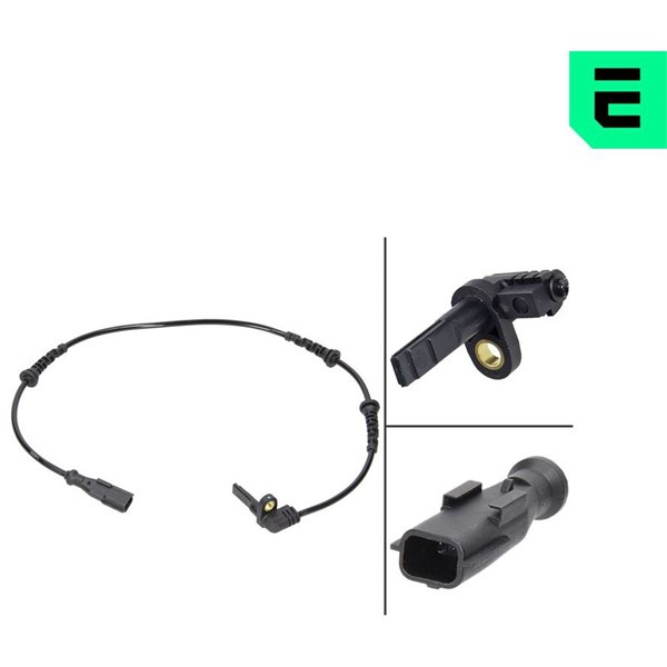 ABS-givare, Sensor, hjulvarvtal, Framaxel