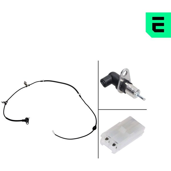 ABS-givare, Sensor, hjulvarvtal, Bakaxel, Bakaxel höger