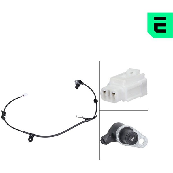 ABS-givare, Sensor, hjulvarvtal, framaxel vänster
